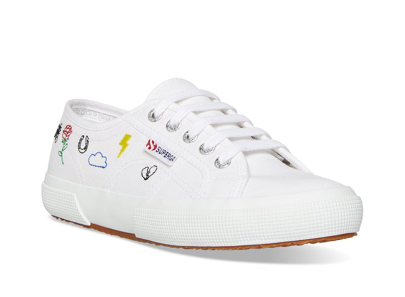 Zapatillas Superga Mujer Blancas - 2750 Embcotw - 507832LMA